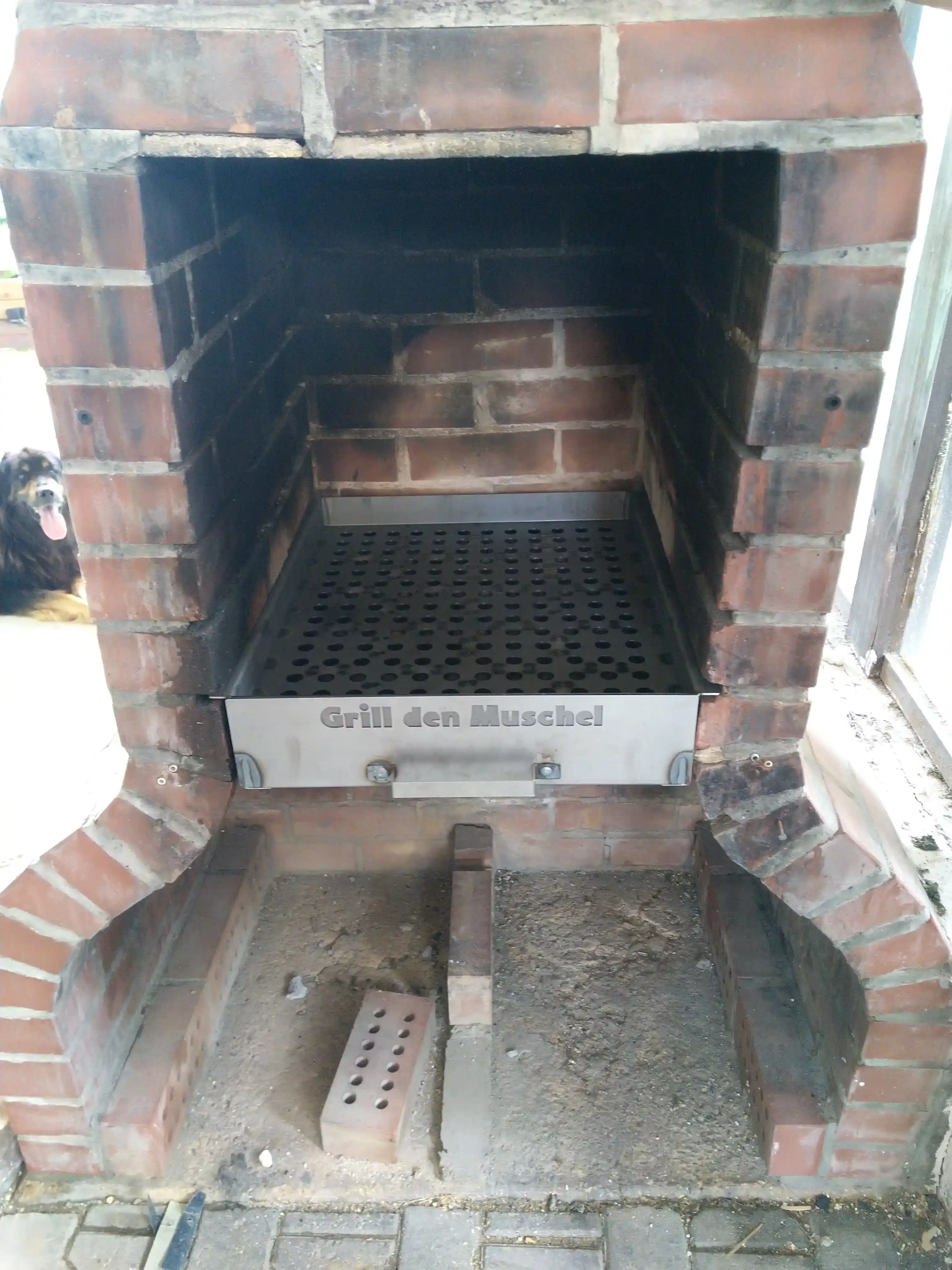 Grill für Muschel